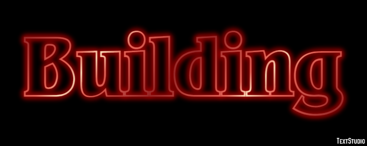 Building Text Effect