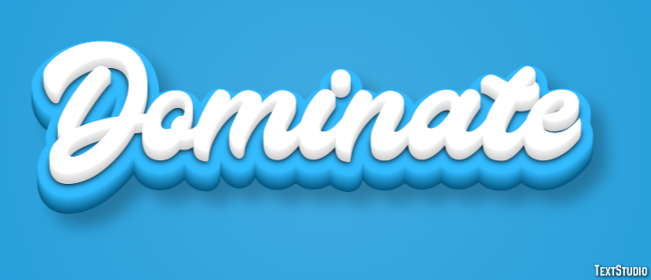 Dominate Text Effect