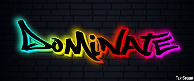 Dominate Text Effect