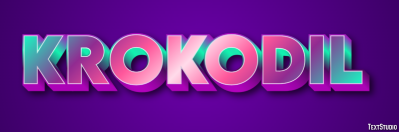 Krokodil Effetto testo