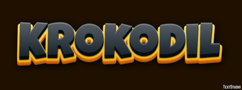 Krokodil Effetto testo