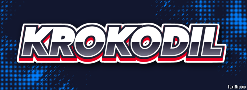 Krokodil Effetto testo