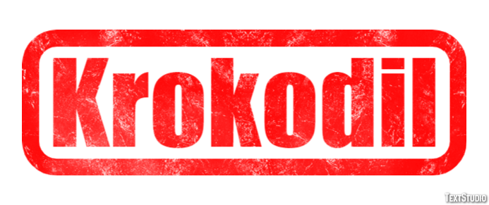 Krokodil Effetto testo