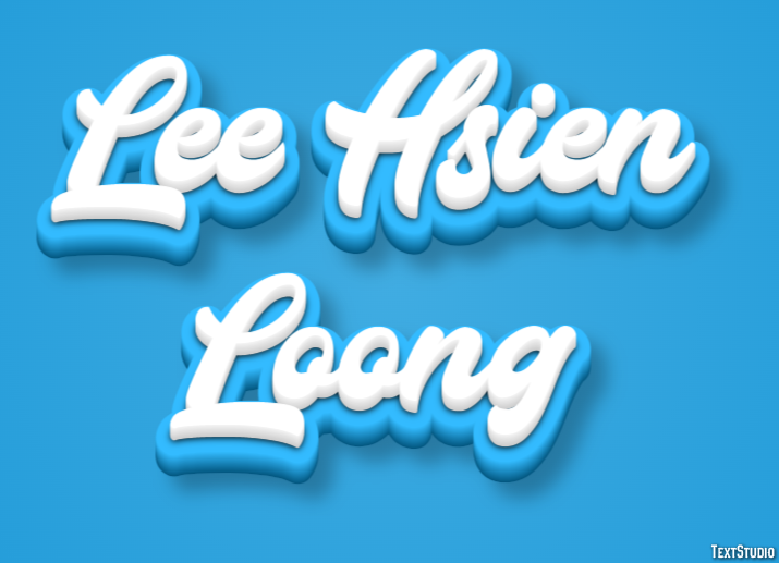 Lee Hsien Loong Texteffekt
