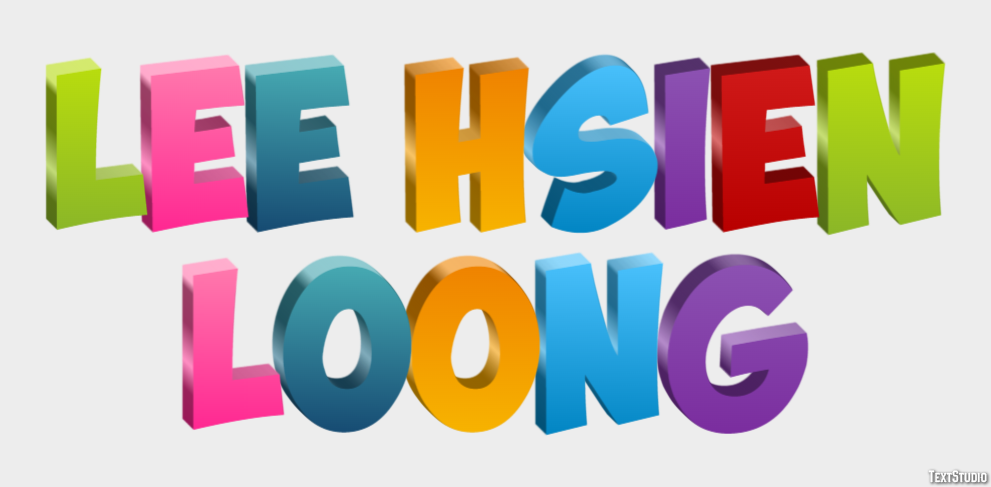 Lee Hsien Loong Texteffekt