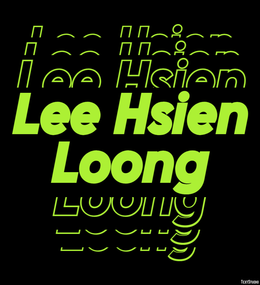 Lee Hsien Loong Efeito do texto