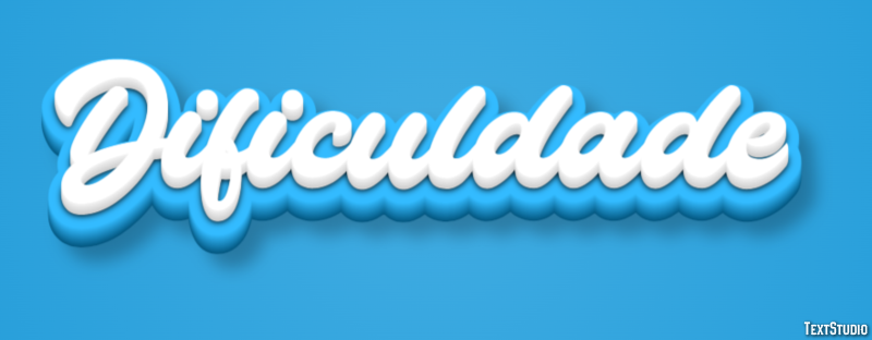 Dificuldade テキスト効果