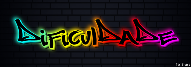 Dificuldade テキスト効果