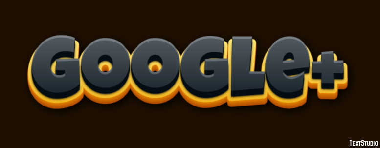 Google+ Effetto testo