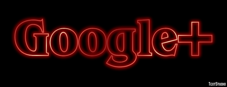 Google+ Effetto testo