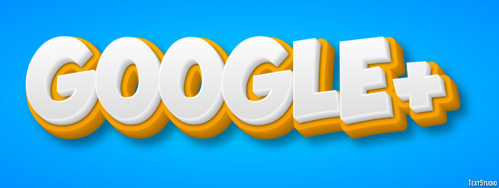 Google+ Effetto testo
