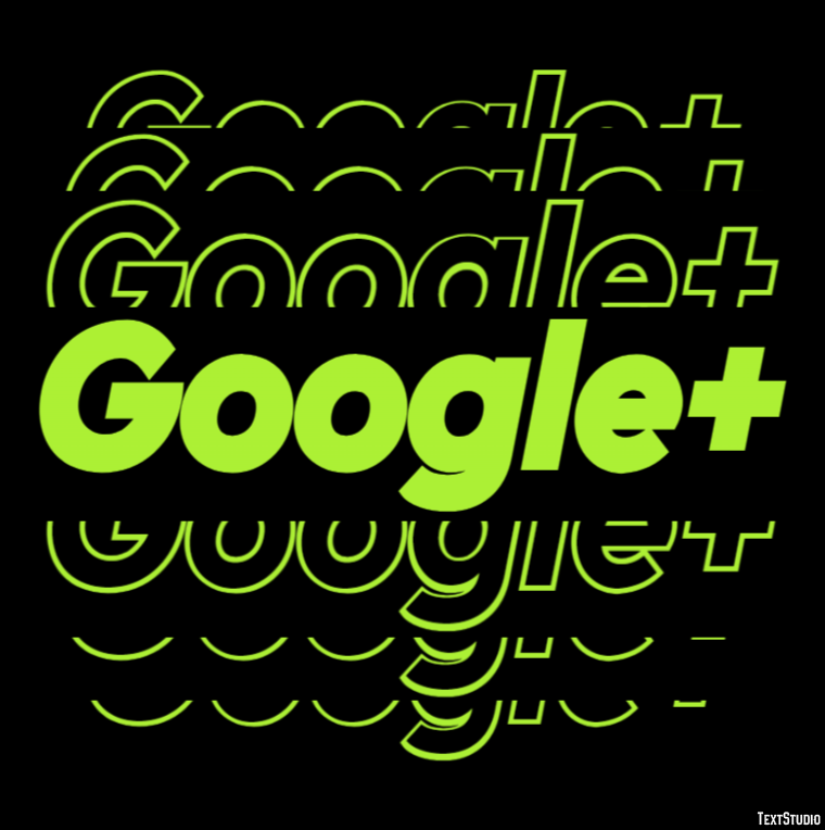 Google+ Tekst Effect
