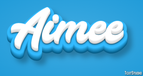Aimee Эффект текста