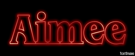 Aimee Эффект текста