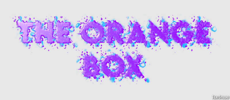 The Orange Box Tekst Effect