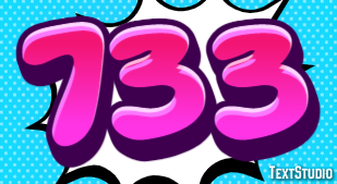 733 Efekt tekstowy