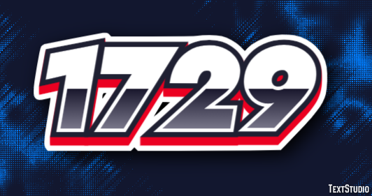 1729 Text Effect
