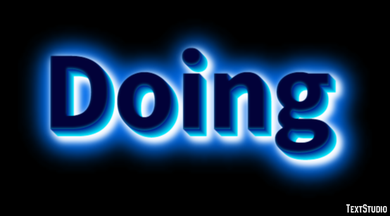 Doing Efekt tekstowy