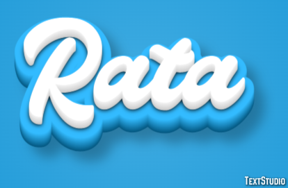 Rata Efecto de Texto