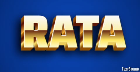 Rata Efecto de Texto