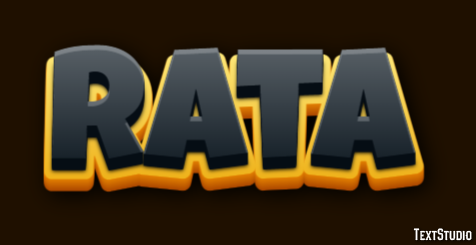 Rata Efecto de Texto