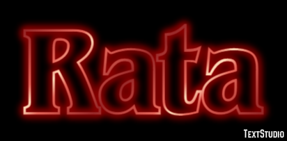Rata Efecto de Texto