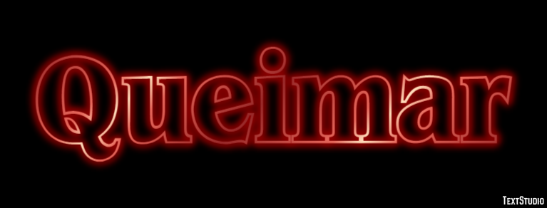 Queimar Efeito do texto