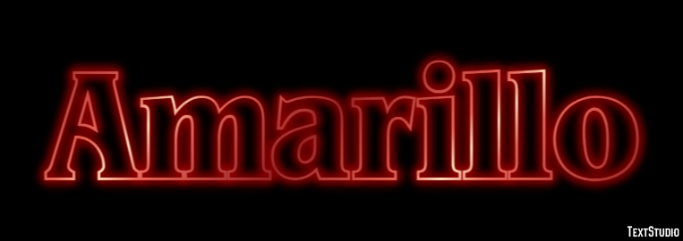 Amarillo Effetto testo