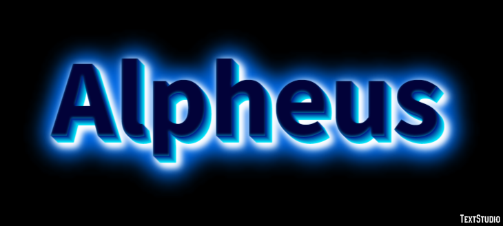 Alpheus Text Effect