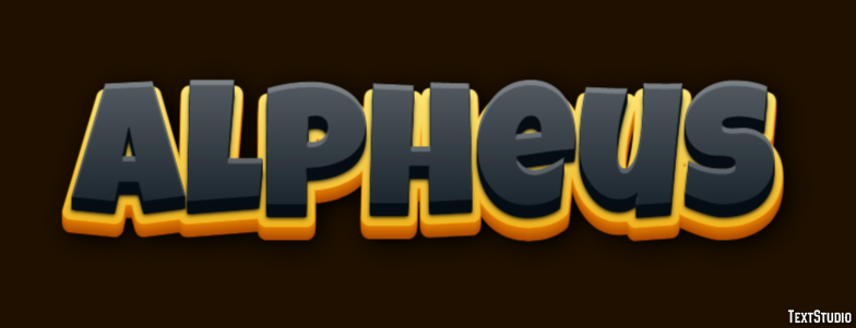 Alpheus Tekst Effect