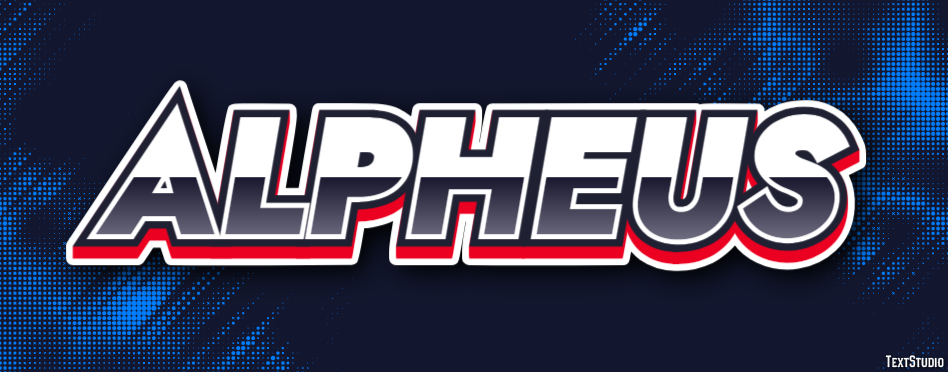 Alpheus Tekst Effect