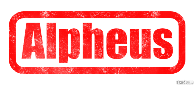 Alpheus Text Effect