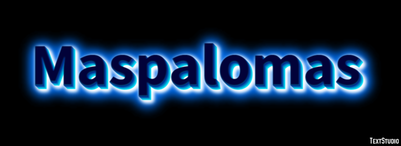 Maspalomas Effet de Texte