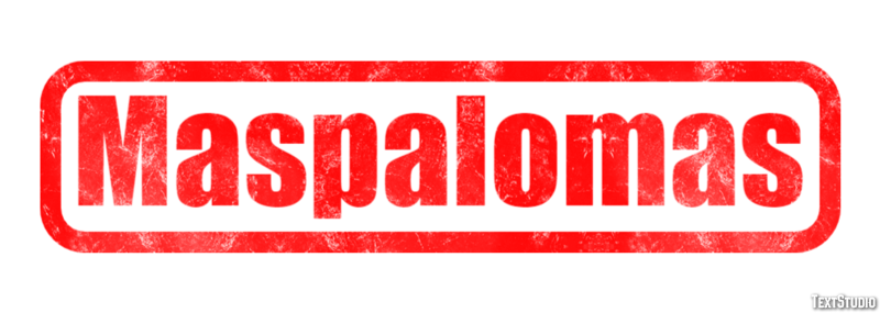 Maspalomas Efekt tekstowy
