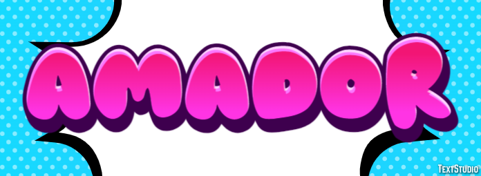 Amador Efecto de texto