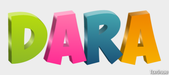 Dara Text effect