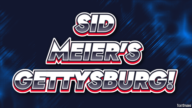 Sid Meier's Gettysburg! Effetto testo
