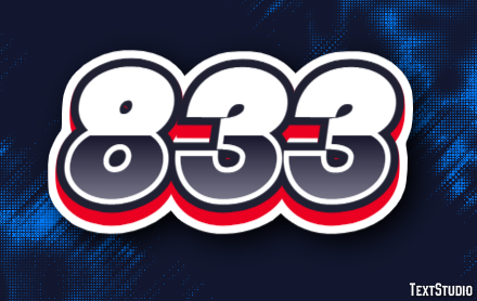 833 Text Effect