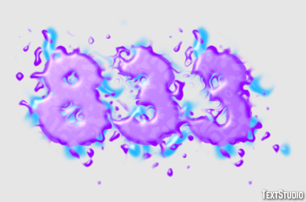 833 Text Effect