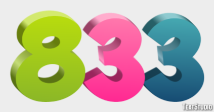 833 Text Effect