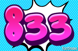 833 Text Effect