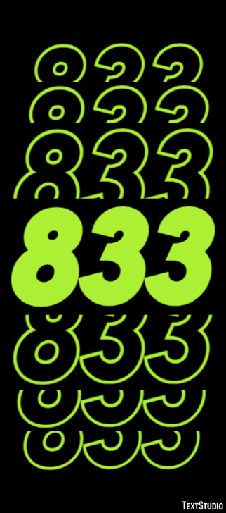 833 Text Effect