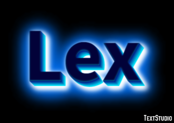 Lex テキスト効果