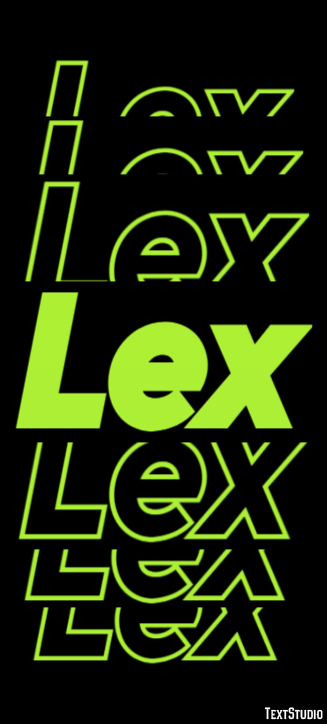 Lex Tekst Effect
