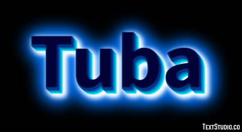 Tuba Effetto testo