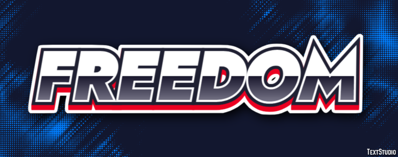 Freedom Text Effect