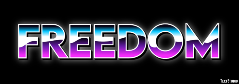 Freedom Text Effect
