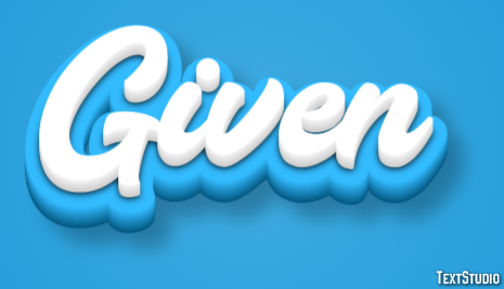 Given Text Effect