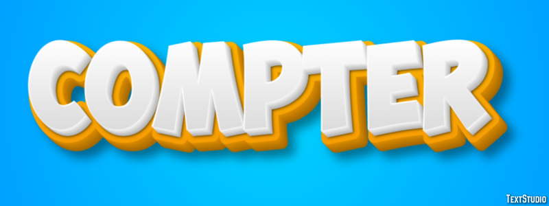 Compter Text Effect