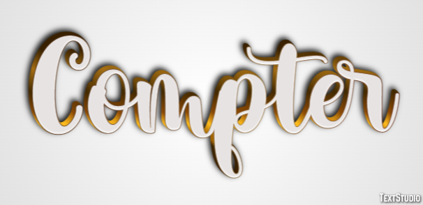 Compter Text Effect